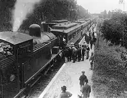 Railway strike on the Buenos Aires Northern Railway, the first British railway in Argentina (c.1904)