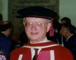 Doctor Conway at ICAF graduation, 1995