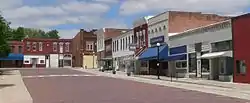 Downtown Humboldt: east side of town square, June 2013