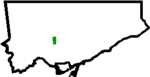 Location of Humewood–Cedarvale within Toronto