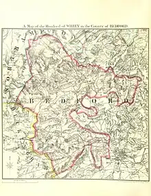 Map of Hundred Willey, published 1872