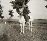 Csikós on a white horse, 1935