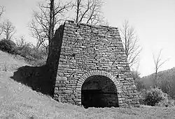 Huntingdon Furnace, a historic landmark in the township