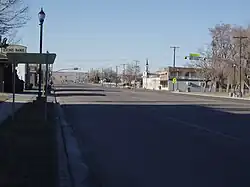 Looking northward along Huntington's Main Street, March 2008