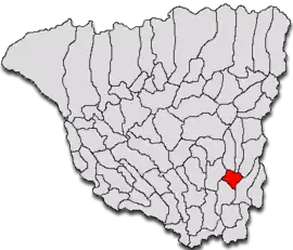 Location in Gorj County