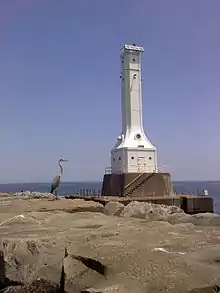 Harbor Light in Huron