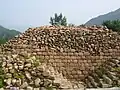 Ruins of Hwando Mountain Fortress, a major Goguryeo fortification, Ji'an, China.  A UNESCO World Heritage Site dated to c. 5th century.