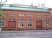 = An elaborate hydro substation in Toronto, Canada lacking urban camouflage yet still concealed.