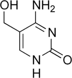 Skeletal formula of 5-hydroxymethylcytosine