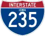 Interstate 235 marker