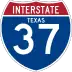 Interstate 37 marker