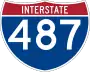 Interstate 487 marker