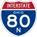 Interstate 80N marker