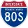 Interstate 80S marker