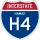 Interstate 4 marker