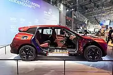 BMW iX cutaway at IAA 2021