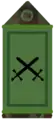 Irish Army commandant's subdued rank slide