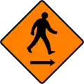 WK 081Pedestrians Cross to Right