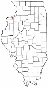 Location of Oak Grove, Illinois