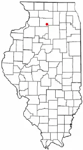 Location of Sublette, Illinois