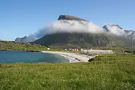 Hovden, July 2006: Fog around the hill Malnesberget