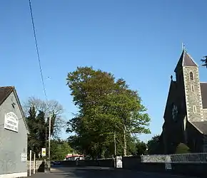 Little Theatre, R415 and St. Mary and Laurence Church, designed by J. J. McCarthy in 1860