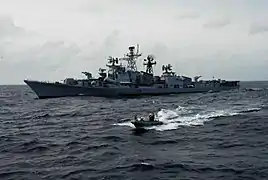 Ranvijay during Exercise Malabar 2007