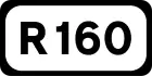 R160 road shield}}