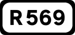 R569 road shield}}