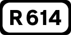 R614 road shield}}