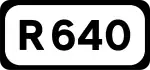 R640 road shield}}