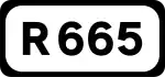 R665 road shield}}