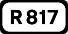 R817 road shield}}