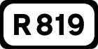 R819 road shield}}