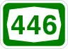 Route 446 shield}}