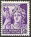 Stamp of the Italian Social Republic, 1944