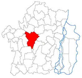 Location in Brăila County