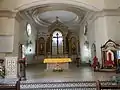 Reredos at the sanctuary