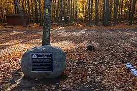 Eastern terminus of the trail at Potawatomi State Park along Wisconsin's Door Peninsula