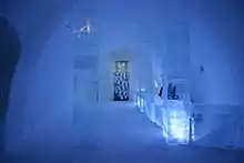 Absolut Icebar in Jukkasjärvi, Sweden (December, 2005)