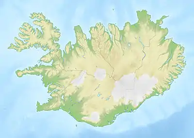 Heiðin há is located in Iceland