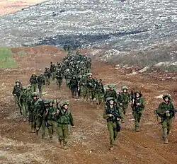 Image 22Nahal Brigade soldiers returning after the 2006 Lebanon War (from History of Israel)