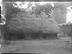 Igbo Pre-Colonial Architecture, House & Tower Behind