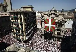 The square during 2013 San Fermin