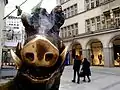 In front of the Deutsches Jagd- und Fischereimuseum in Munich, Germany