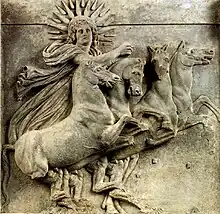 Helios in his four-horse chariot (3rd century BC)