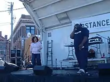 Desdamona and Carnage the Executioner performing live.