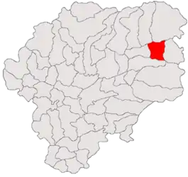 Location in Bistrița-Năsăud County