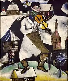 Image 5The Fiddler, 1912–1913, by Marc Chagall, a Russian-French artist of Belarusian Jewish origin