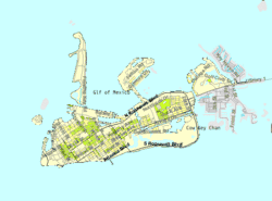 U.S. Census Bureau map showing city limits